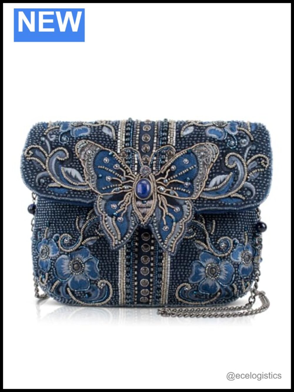 Beaded Crossbody Phone Bag Convertible Clutch Sling Handbag